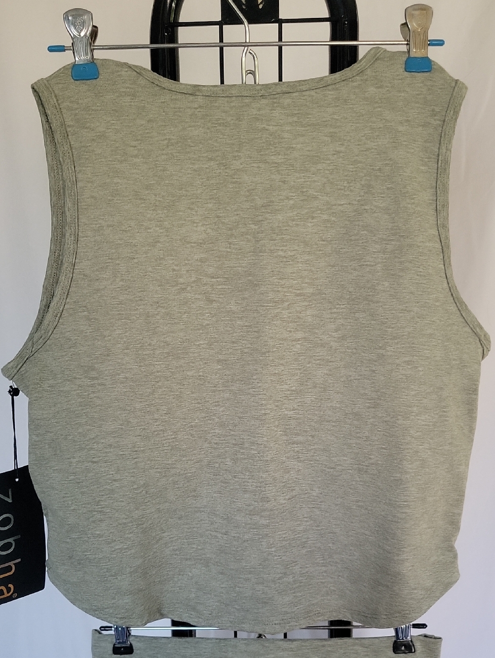 Zobha Top & Shorts Set  Large Green NWT - Picture 6 of 13